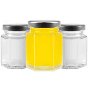 shumee 12x 110ml ŠESTROKOTNI kozarec za začimbe in med