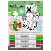 shumee Minecraft komplet za slikanje 2D MDF figurica ustvarjalna za otroke