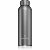 Waterdrop Thermo Steel Metal steklenica za vodo iz nerjavnega jekla barva Charcoal 600 ml