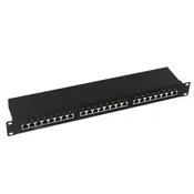 OWIRE 19/1U Cat6A/FTP Patch Panel sa 24 Portova