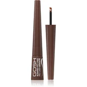 Gosh Slanted Pro Liner tekoče črtalo za oči odtenek 003 Matt Brown 2.5 ml