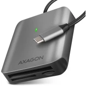 AXAGON CRE-S3C, USB-C 3.2 Gen 1 SUPERSPEED čitač kartica, 3 utora, podržava SD/microSD/CF, UHS-II podrška