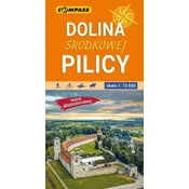 Compass Srednja dolina Pilice 1:75.000. Plastificiran turistični zemljevid. Kompas.