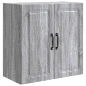 Vidaxl omara za steno Siva Sonoma 59 x 31 x 60 cm Inženirski les