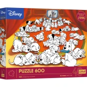 Trefl - Puzzle Disney: 101 dalmatinec - 600 kosov