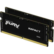 Kingston Ram memorija Fury KF556S40IBK2-32, 32GB (2x16GB), DDR5, SODIMM, 5600MT/s