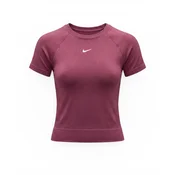 NIKE Funkcionalna majica Pro magenta/bela
