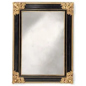 Casa Padrino luxury baroque mirror black/gold - Handmade Italian baroque style wall mirror with antique mirror glass - Luxury furniture in baroque style - Luxury Quality - Made in Italy