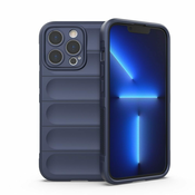 HURTEL Magic Shield etui, iPhone 13 Pro, temno modra