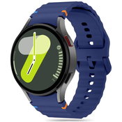TECH-PROTECT SILICONE SPORT SAMSUNG GALAXY WATCH 4 / 5 / 5 PRO / 6 / 7 / FE NAVY BLUE (5906302313433)