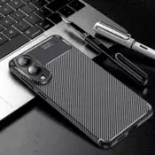 Maska Carbon Defender za Samsung S25 Edge crna