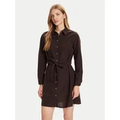 Vero Moda Srajčna obleka Elly 10334288 Rjava Regular Fit