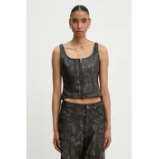 Usnjena bluza Gestuz