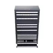 VEVOR omara za doziranje svedrov 3-delni set 375x200x200 mm siva