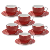 Tognana Set šoljica za kafu Colorplay, 6 komada, Crveni