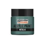 Akrilna barva kovinska - 50 ml - Zelenkasto modra