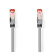Nedis Omrežni kabel CAT6 | RJ45 moški | RJ45 moški | S/FTP | 0,25 m | Okrogla | LSZH | Siva | Oznaka