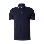 TOMMY HILFIGER Majica mornarska/burgund/bela
