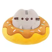 shumee Pusheen - Plišasta igrača Pusheen v čokoladnem krofu 18 x 15 cm