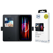 slomart Ovitek 3mk Wallet Case za iPhone 14 Pro - črn