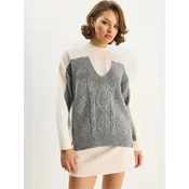 Bianco Lucci Pulover Pullover siva