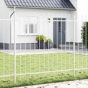 Vrtna Ograda Woerden Bijelo 1,7 x 1,5 m Celik s prahom