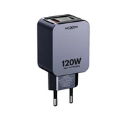 Moxom mx-hc316 turbo 120w avs + type c type c kabal crni Kucni punjac ( P1298 )