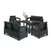 Set vrtnega pohištva Corfu Fiesta III z mizo Melody