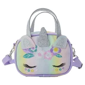 Otroška torbica Tinka Unicorn Glitter - z vezenino