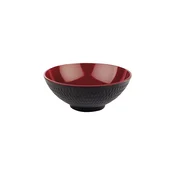 APS ASIA Plus skleda, črna/rdeča, prostornina: 1,10 litra, 80 mm, premer: 200 mm