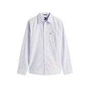 Tommy Jeans Srajca svetlo modra/rdeča/bela