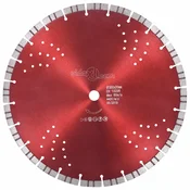 Vidaxl Diamantni rezalni disk s turbo in luknjami iz jekla 350 mm