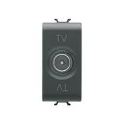 GEWISS GW12361 - Direct TV koaksijalna utičnica - Satin Black - ChoruSmart