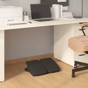 vidaXL Opora za noge črna 43,5x32,5x10,5 cm