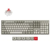 Keychron C2 Pro 8K žična mehanska tipkovnica, rdeča stikala, RGB, Retro (C2PX-M1-UK)