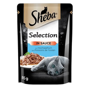 Sheba Kesica sosa za macke, okeanska riba, 85g