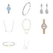 4. PAKET - Blagovne znamke ur in nakita, 8 izdelkov
