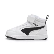 Puma Rebound V6 Mid Toddlers Sneakers, White, Size 22, Shoes