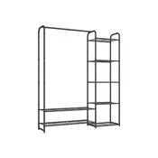 Songmics Oblečni regal 29x112x1584 cm Črn