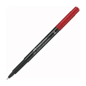 Marker Faber Castell permanent OHP M rdeč