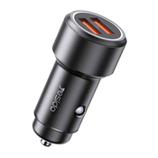 Yesido - Avto polnilec (Y43) - 2xUSB QC 3.0 36W - črn