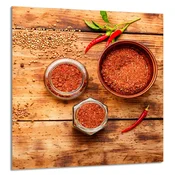 shumee STEKLENA PLOŠČA ZA KUHINJO 60x65 Chilli