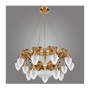 Kemar OW150 - Luster OURO EAGLE 15xE27/60W/230V + 6xE27/100W/230V