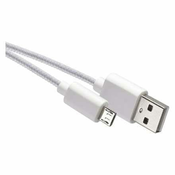 USB kabel USB 2.0 A priključek/USB B mikro priključek bela