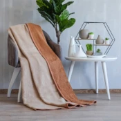 Dekordom cebe acrylic plus 200x220 - 810-920 - brown plain ( 025380 )