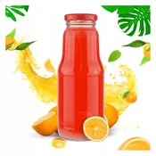 shumee Steklenica FRUIT za sok, sirup 300 ml + POKROV za vodo, sokove, marmelado