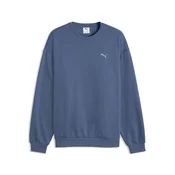 PUMA Essentials Elevated Relaxed Crew Sweatshirt Men, Clothing, Dark Indigo, M