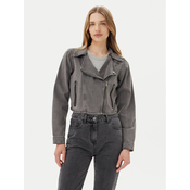 Vila Jeans jakna Kiki 14104772 Siva Regular Fit