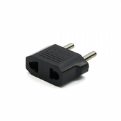 Adapter za punjac 2 rupe crni