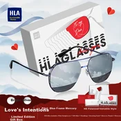 HLA Muške naocare za sunce, Plavo-sive